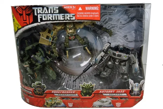 Deluxe Class Bonecrusher Autobot Jazz and Brawl Exclusive Set | Transformers the Movie
